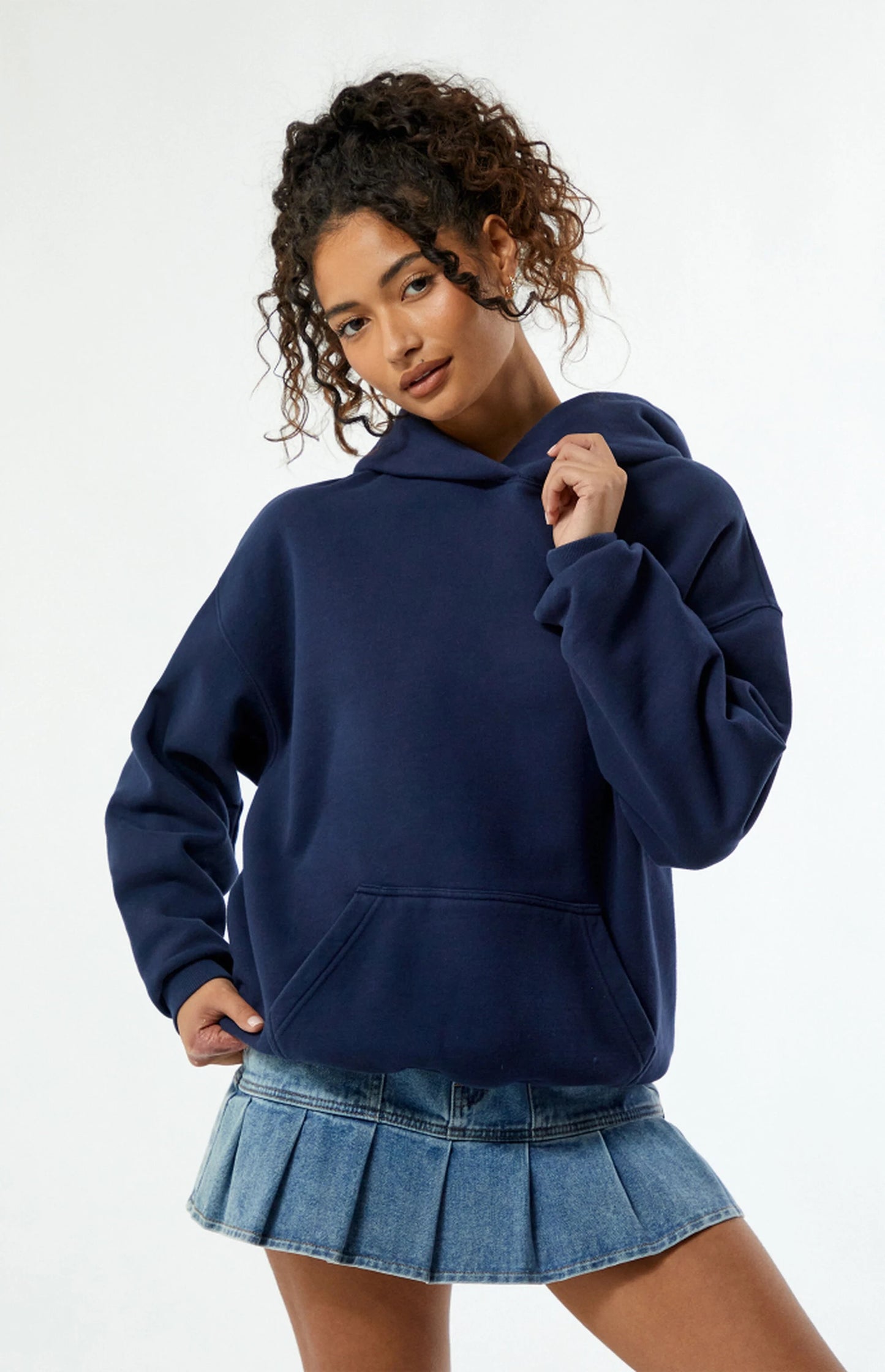 Washed Pull Over Hoodie