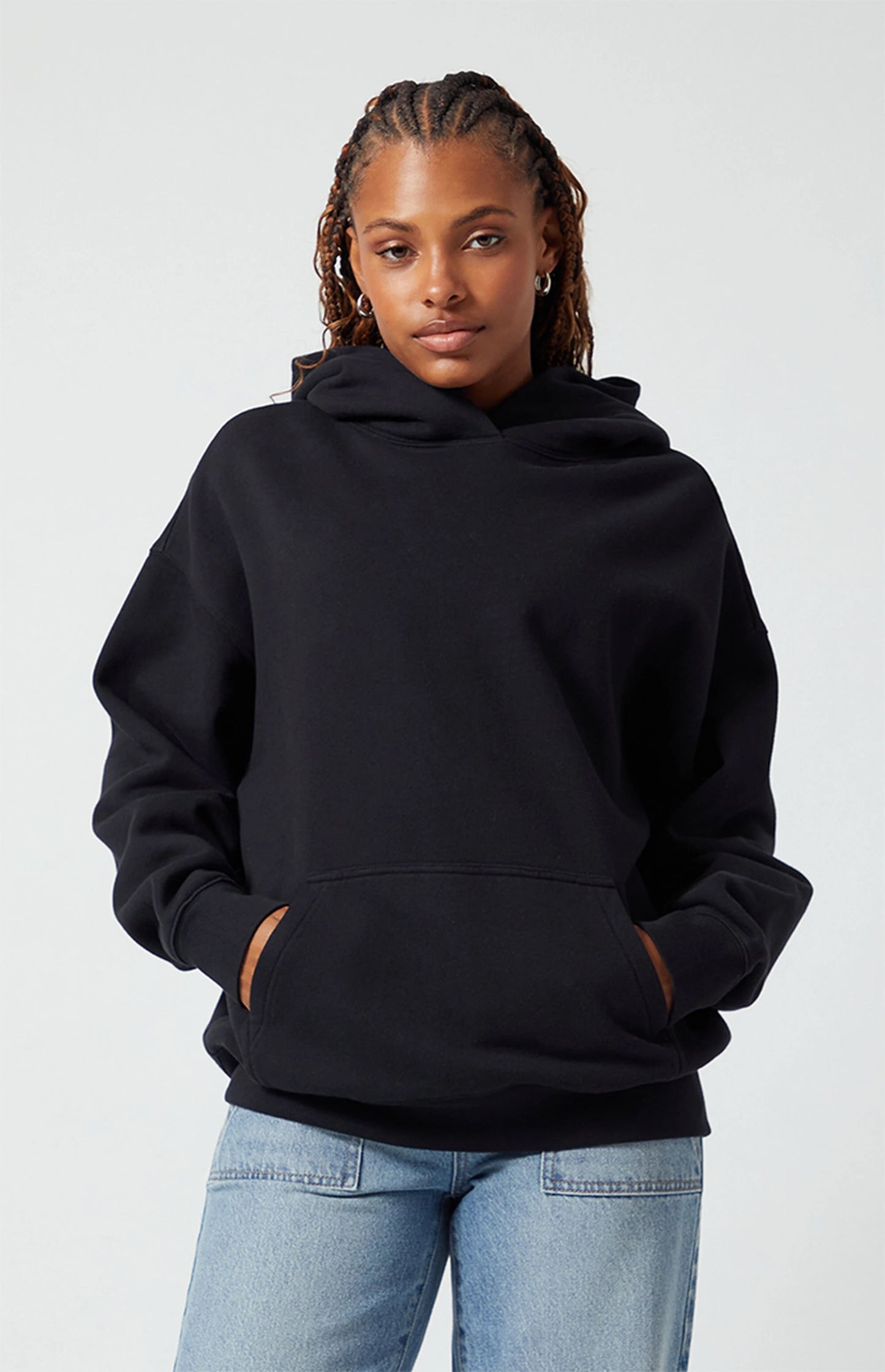Washed Pull Over Hoodie